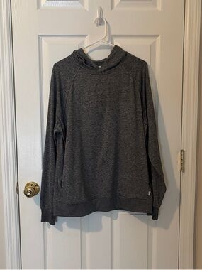 FEAT Hoodie Sweater - Dark Heather Gray